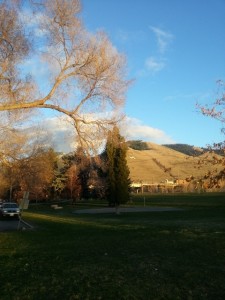 Missoula's "M" in the background