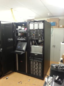 server racks in Gallagher Business Building
